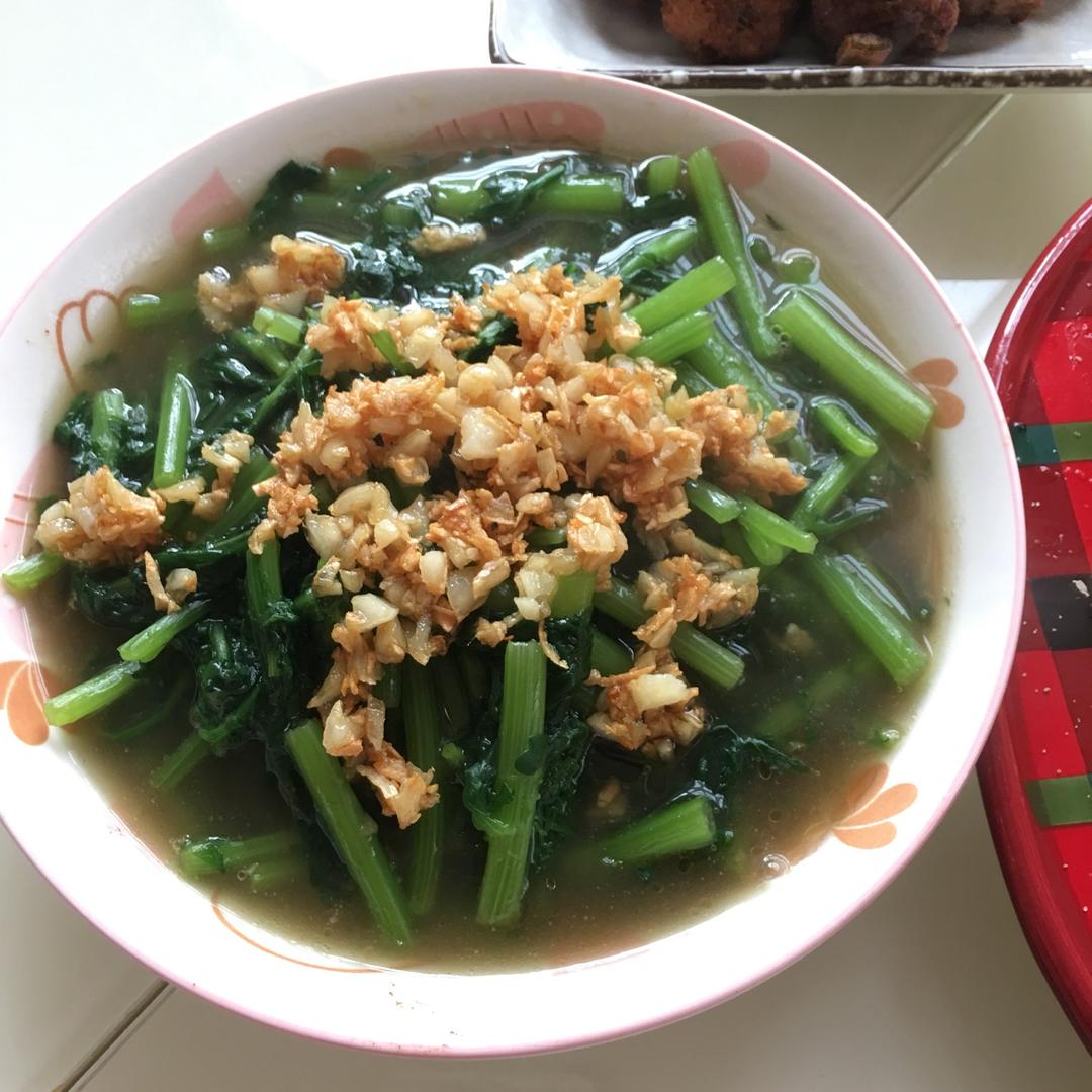 一诺妈咪呦做的蒜茸茼蒿