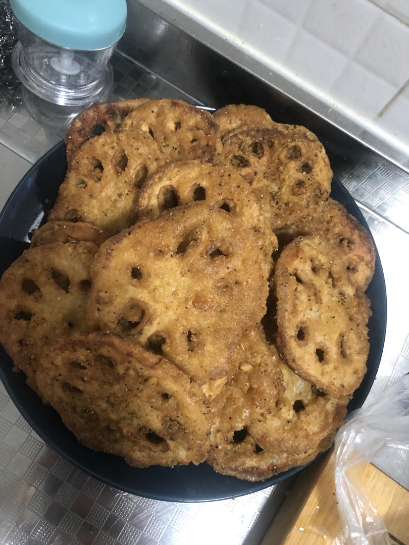 莲藕神仙吃法㊙️比薯片还好吃的香酥椒盐藕片