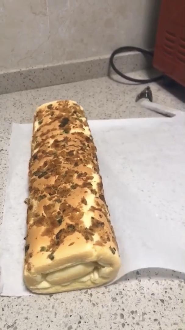 香葱肉松肥蛋糕卷～