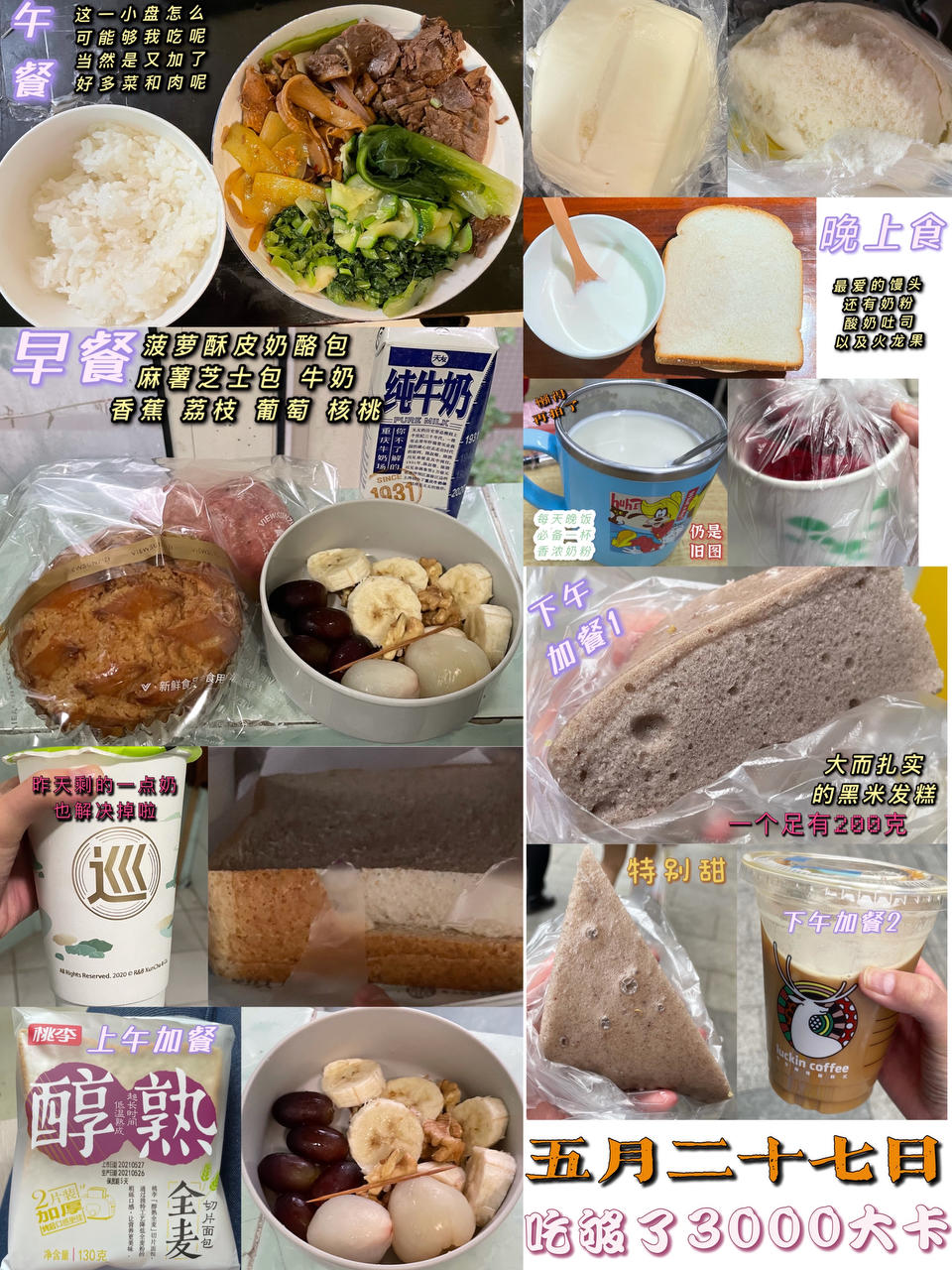 每日饮食打卡