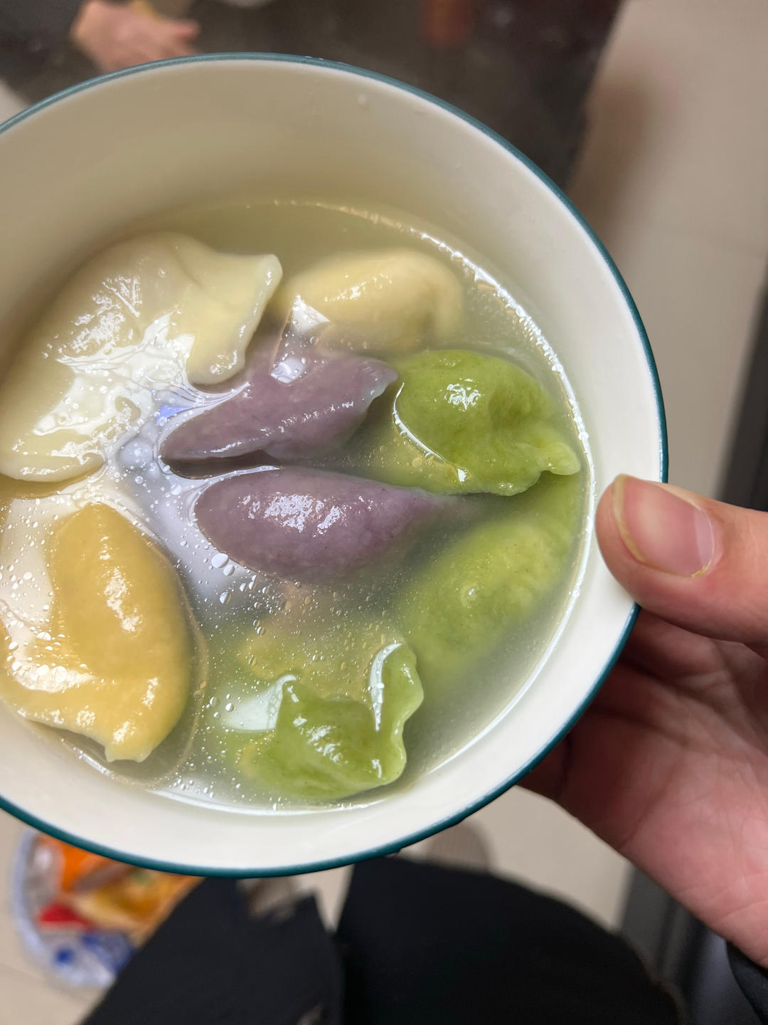 五彩水饺的做法