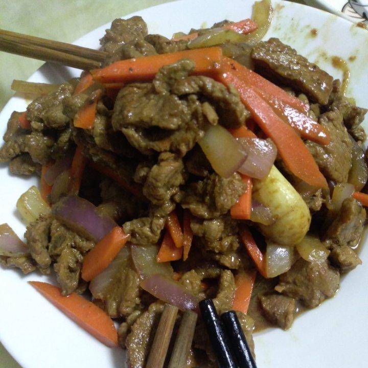 小炒牛肉（肉嫩味香）