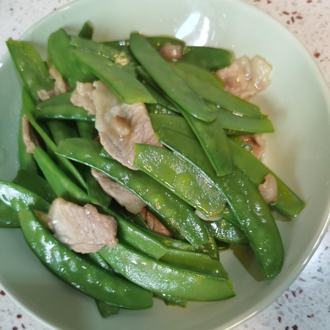 荷兰豆炒肉