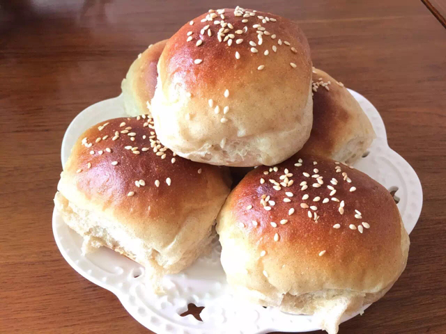 波兰酵头全麦汉堡包🍔（植物油版）