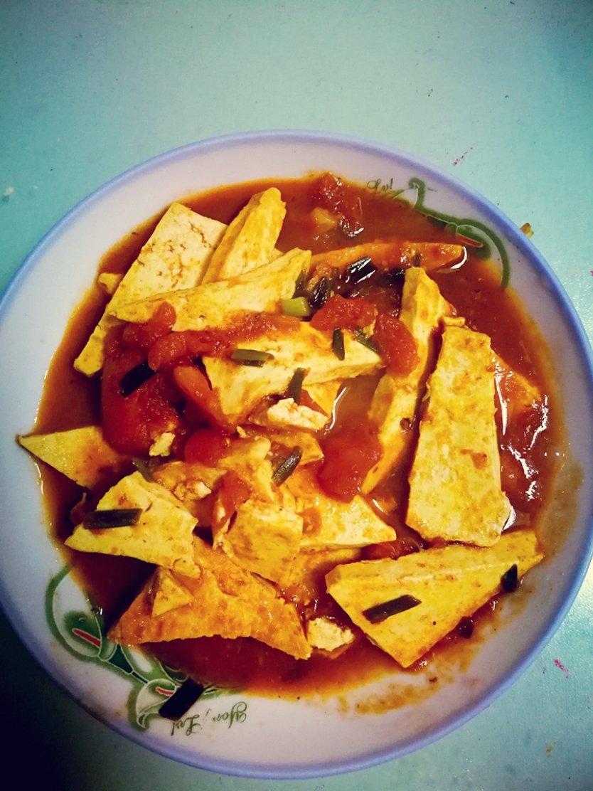 西红柿烧豆腐