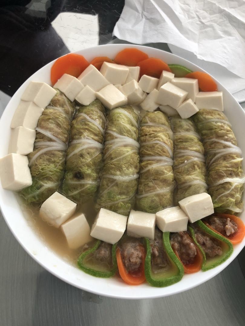 肉酿白菜卷
