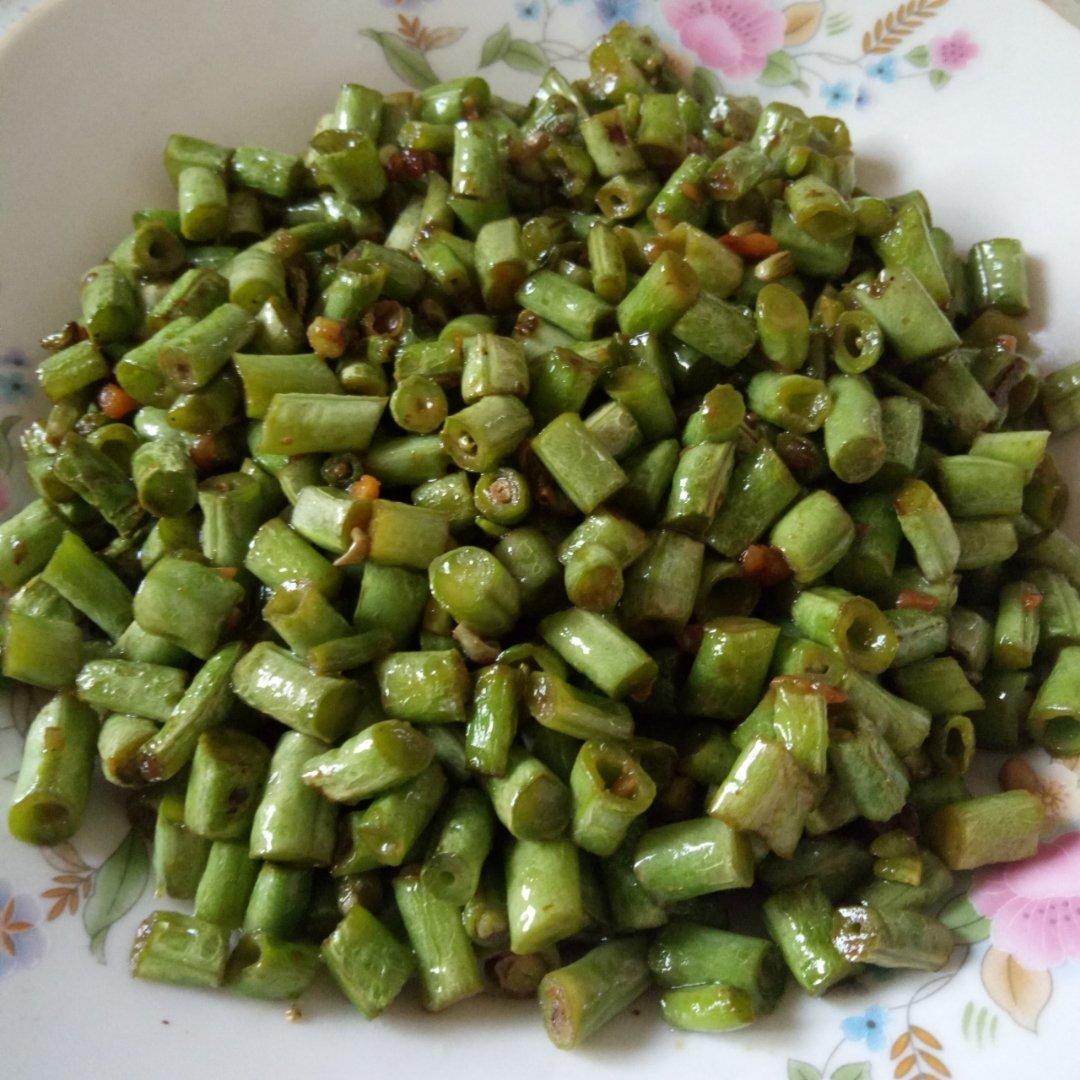 素炒长豆角丁