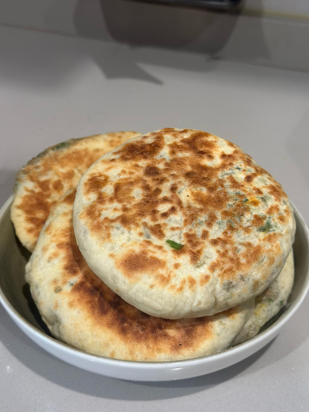不用揉面，不用擀皮的韭菜鸡蛋发面馅饼