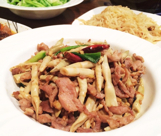 茭白肉丝
