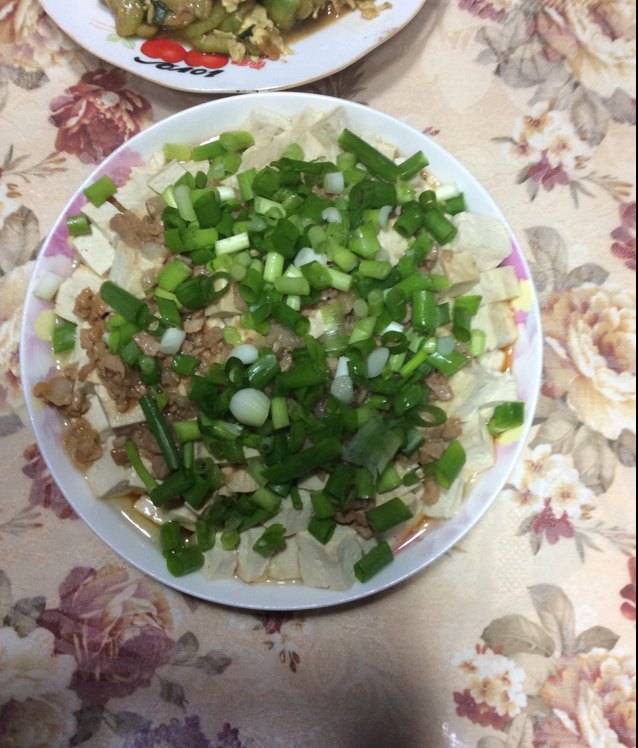 肉末蒸豆腐