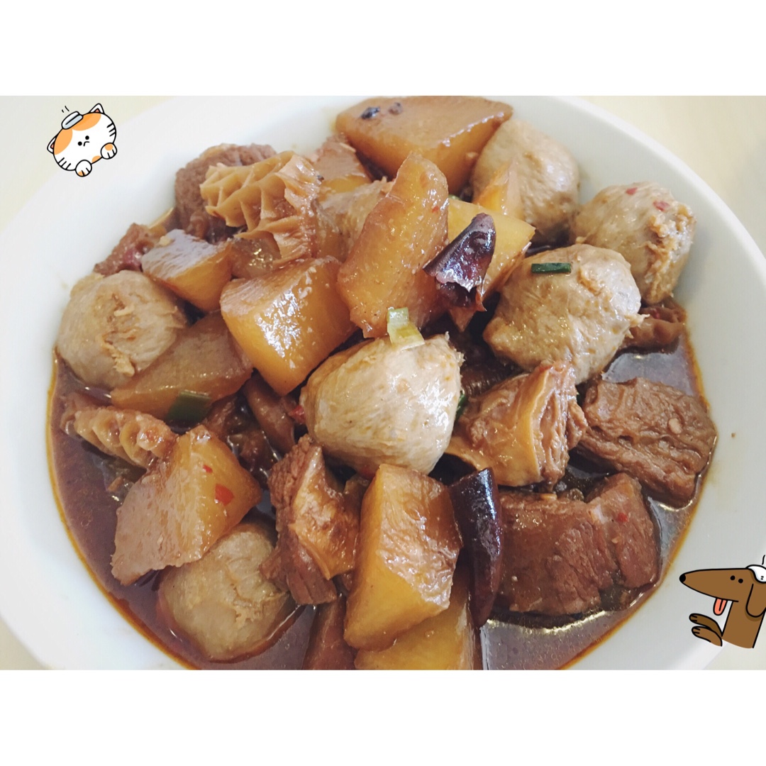 秋风起来一碗热腾腾的【萝卜牛杂】