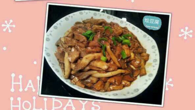 蘑菇烩豆腐