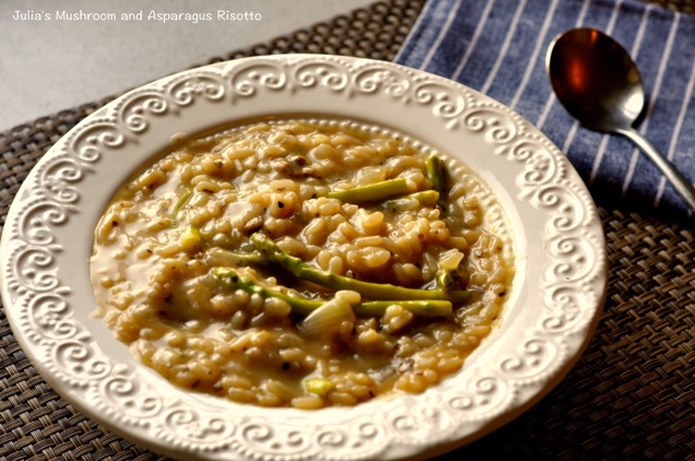 芦笋口蘑意大利饭risotto