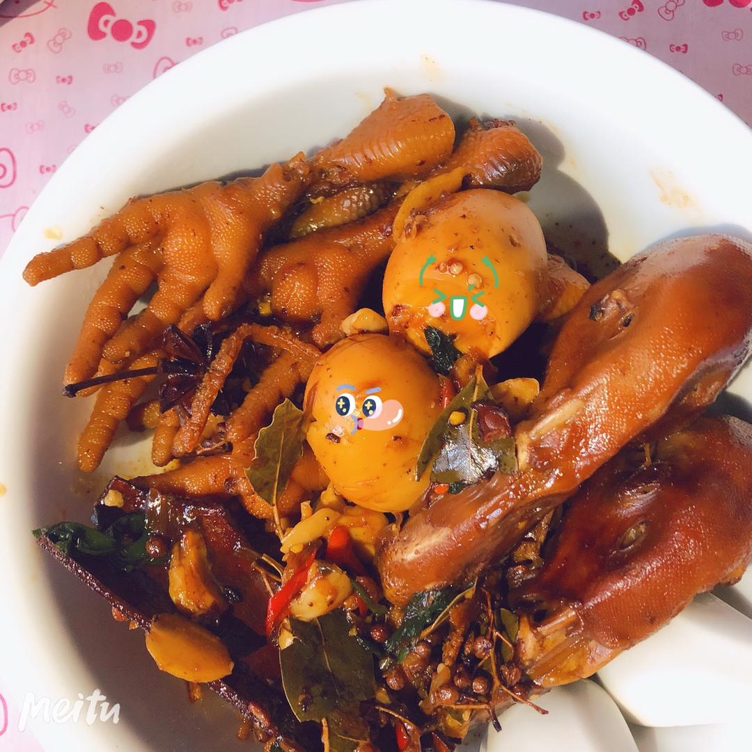 卤鸡腿鸡爪鸡蛋