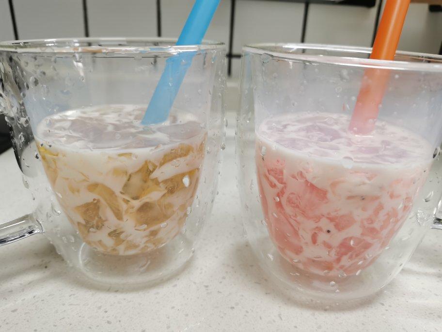 夏日特饮—5款可以吸的水果冻撞奶，白凉粉的N种可能