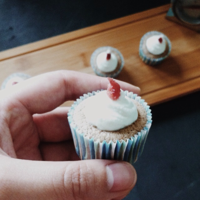 巧克力翻糖纸杯蛋糕cupcake
