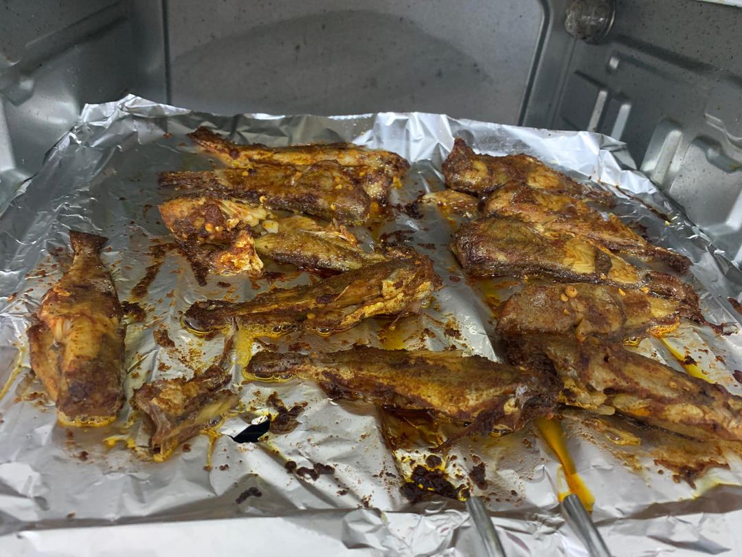 不放一滴油的空气烤小黄鱼