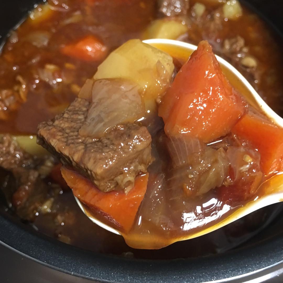 番茄土豆炖牛腩（电饭锅版）