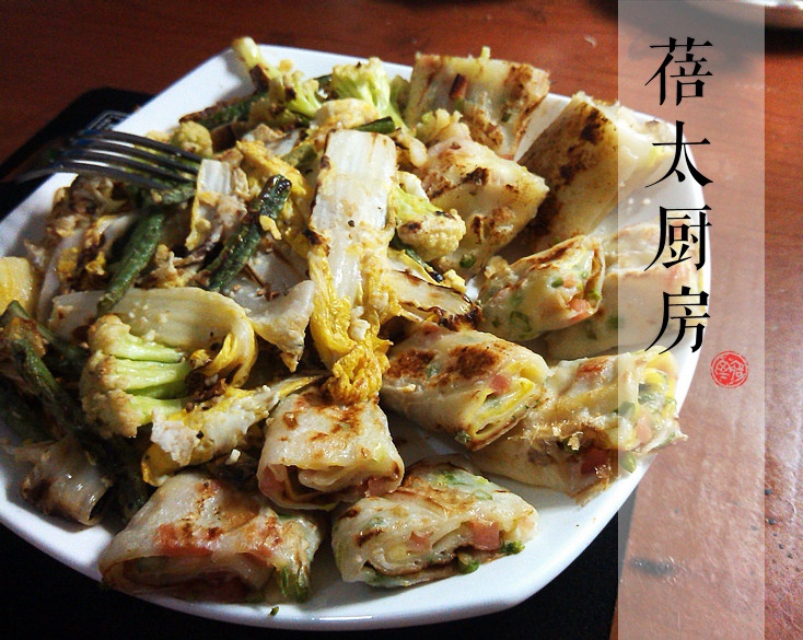 早餐鸡蛋煎饼