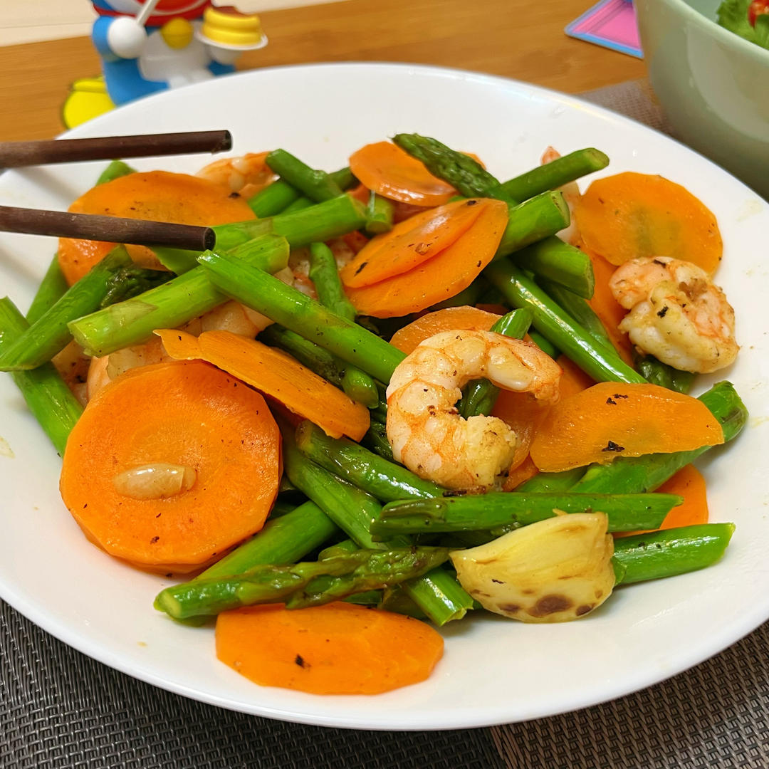 虾仁芦笋（清甜如初夏）