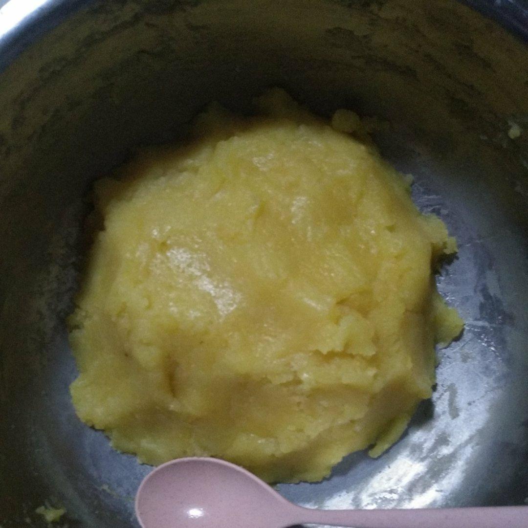 超简易的炒奶黄馅