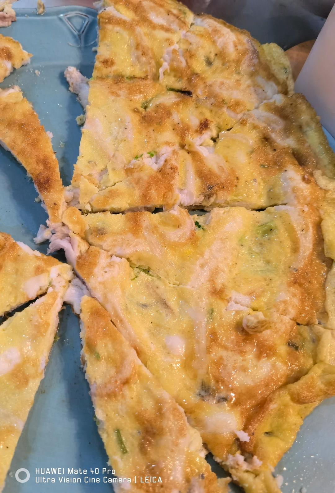 鸡蛋煎面条鱼(银鱼)
