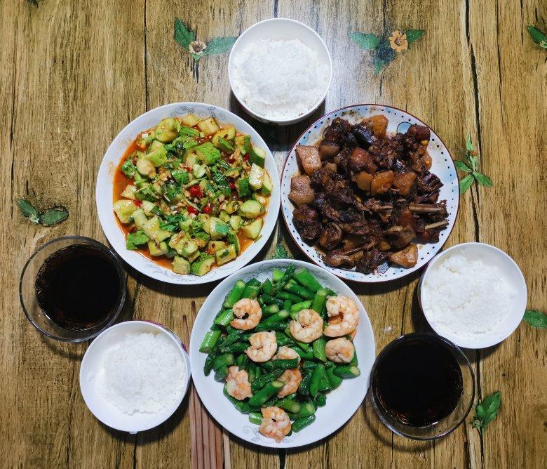 家常菜——芦笋虾仁