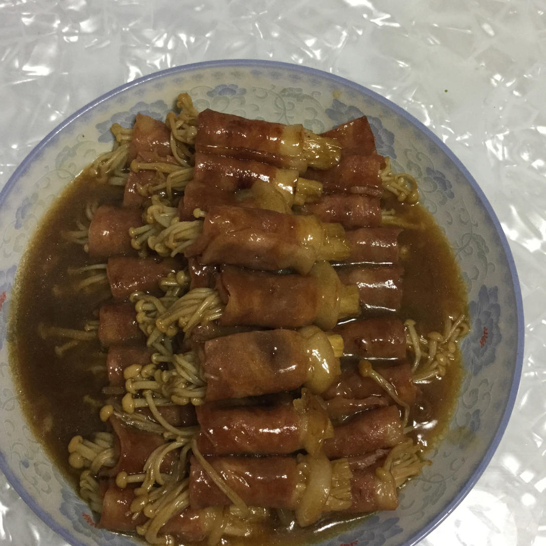 金针菇培根卷