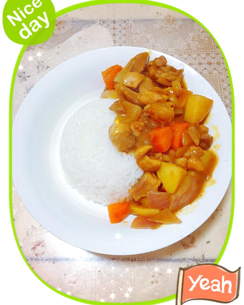 咖喱鸡肉饭