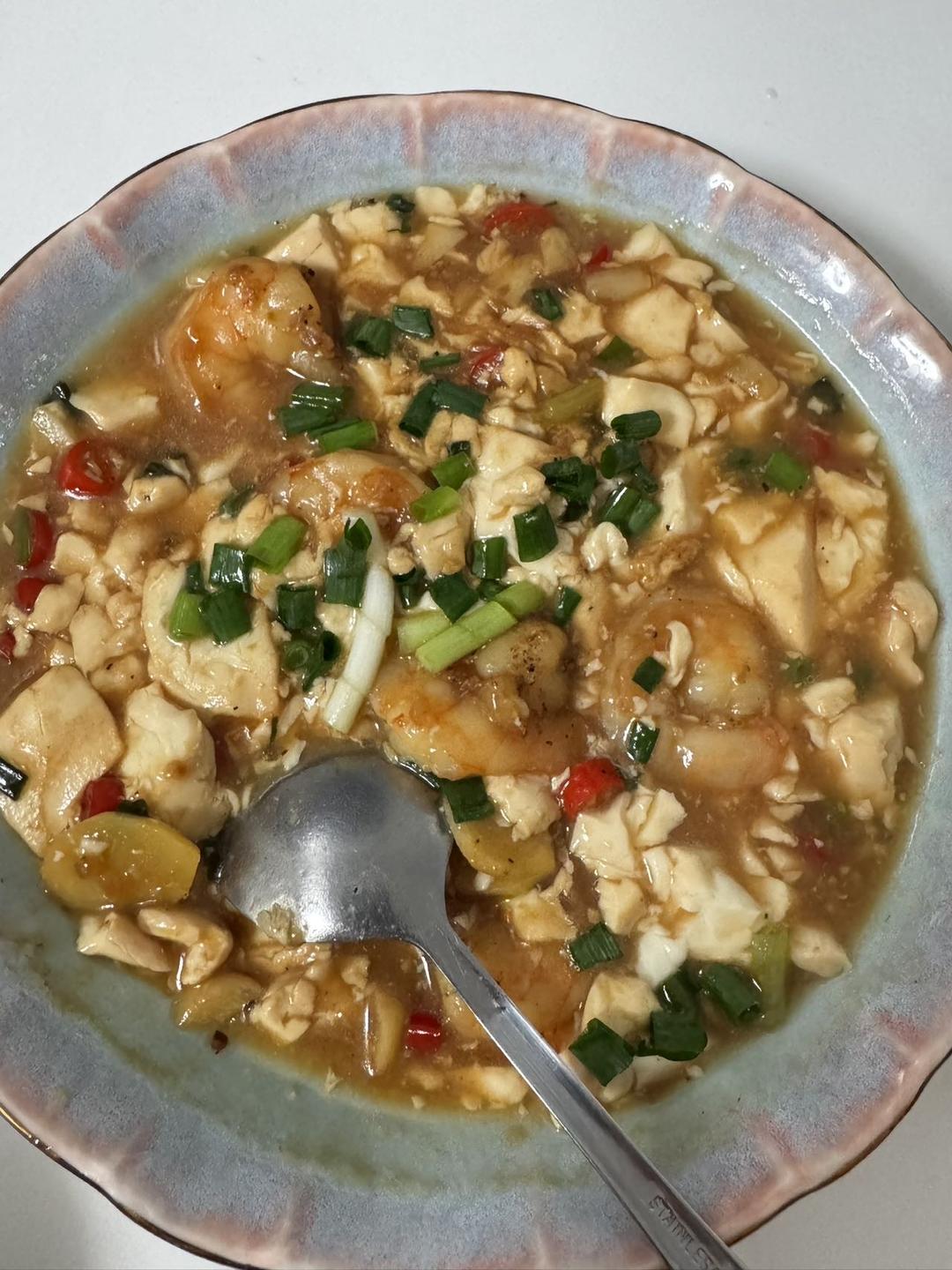 虾仁豆腐