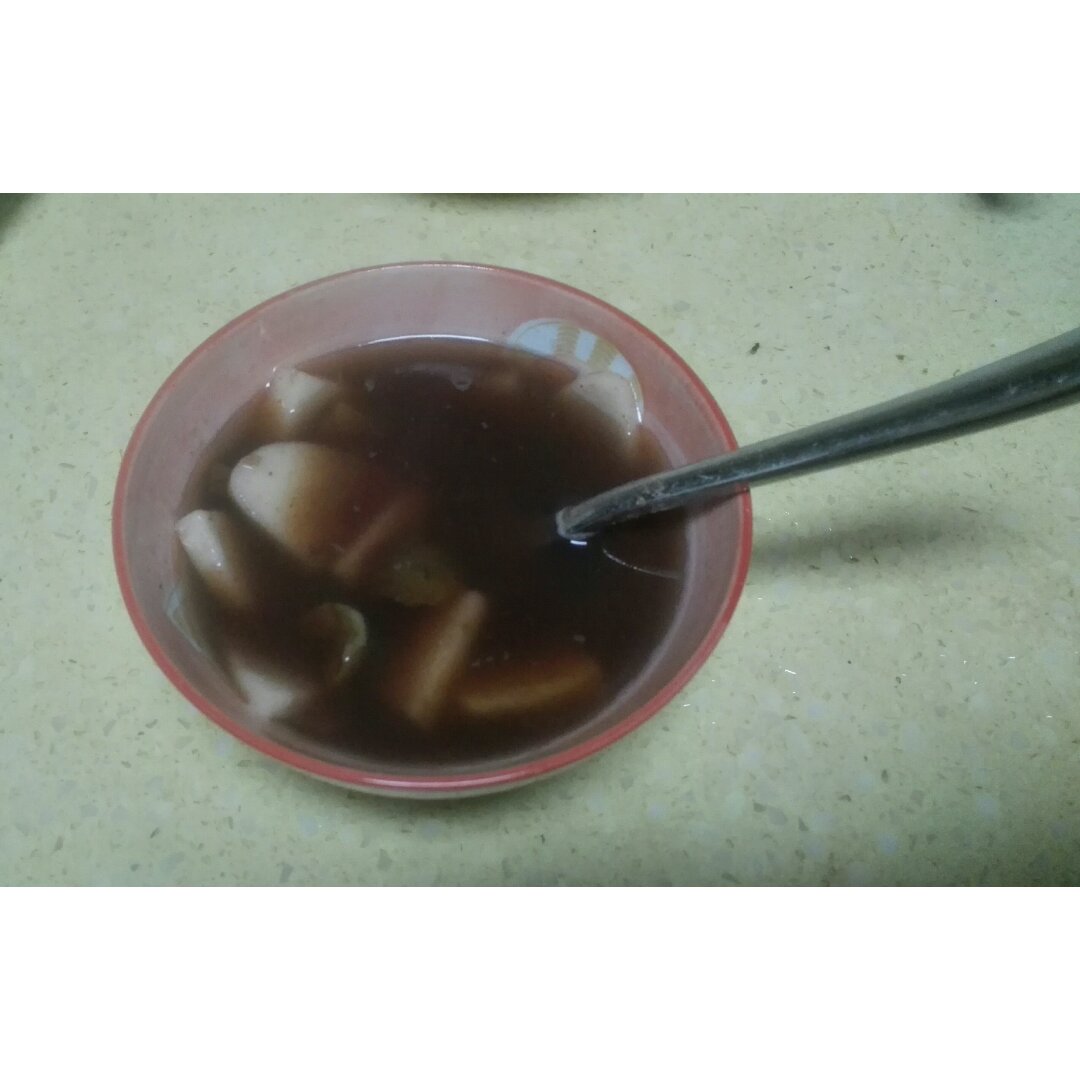 栗子年糕小豆汤