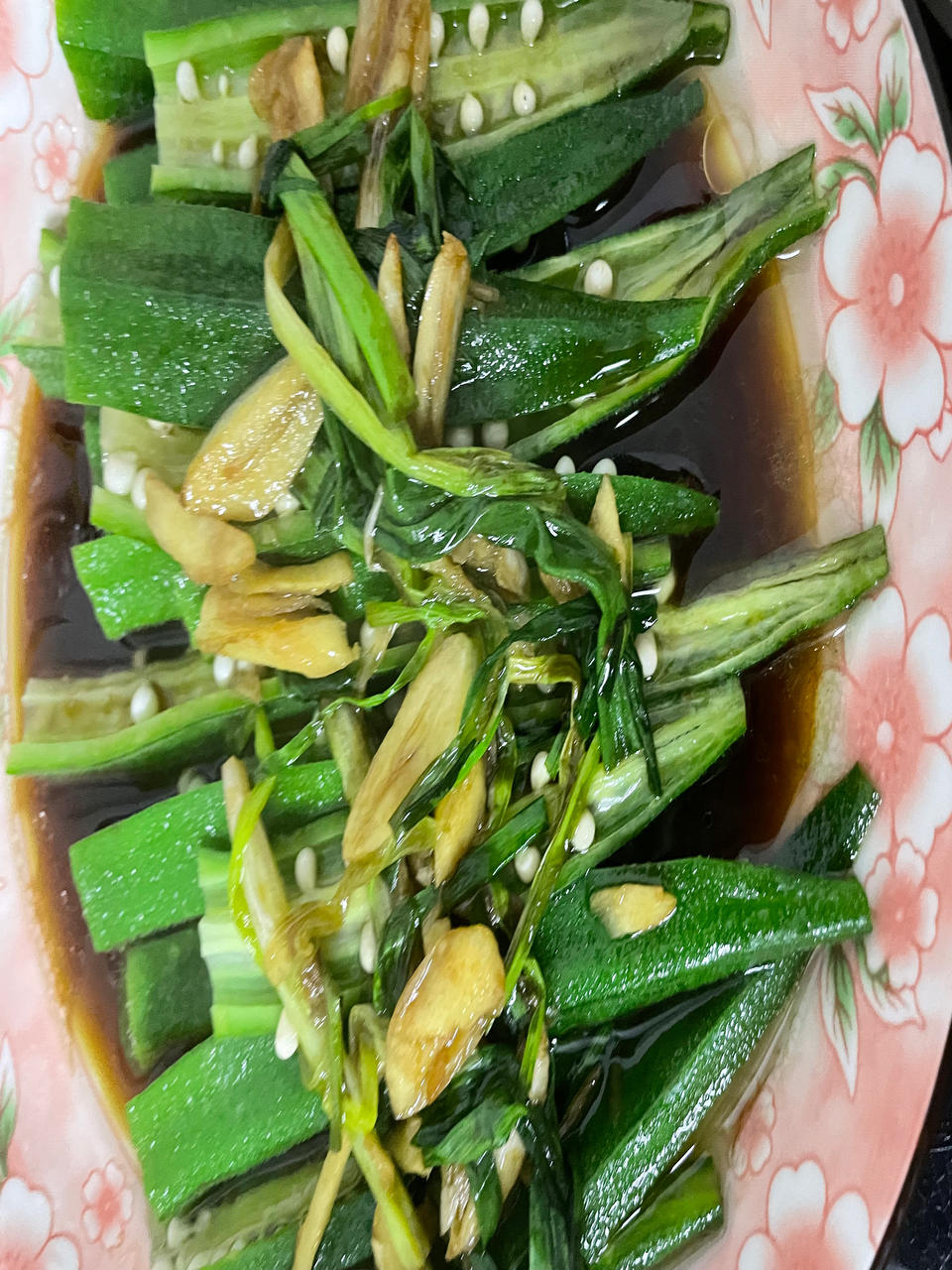 蒜蓉秋葵