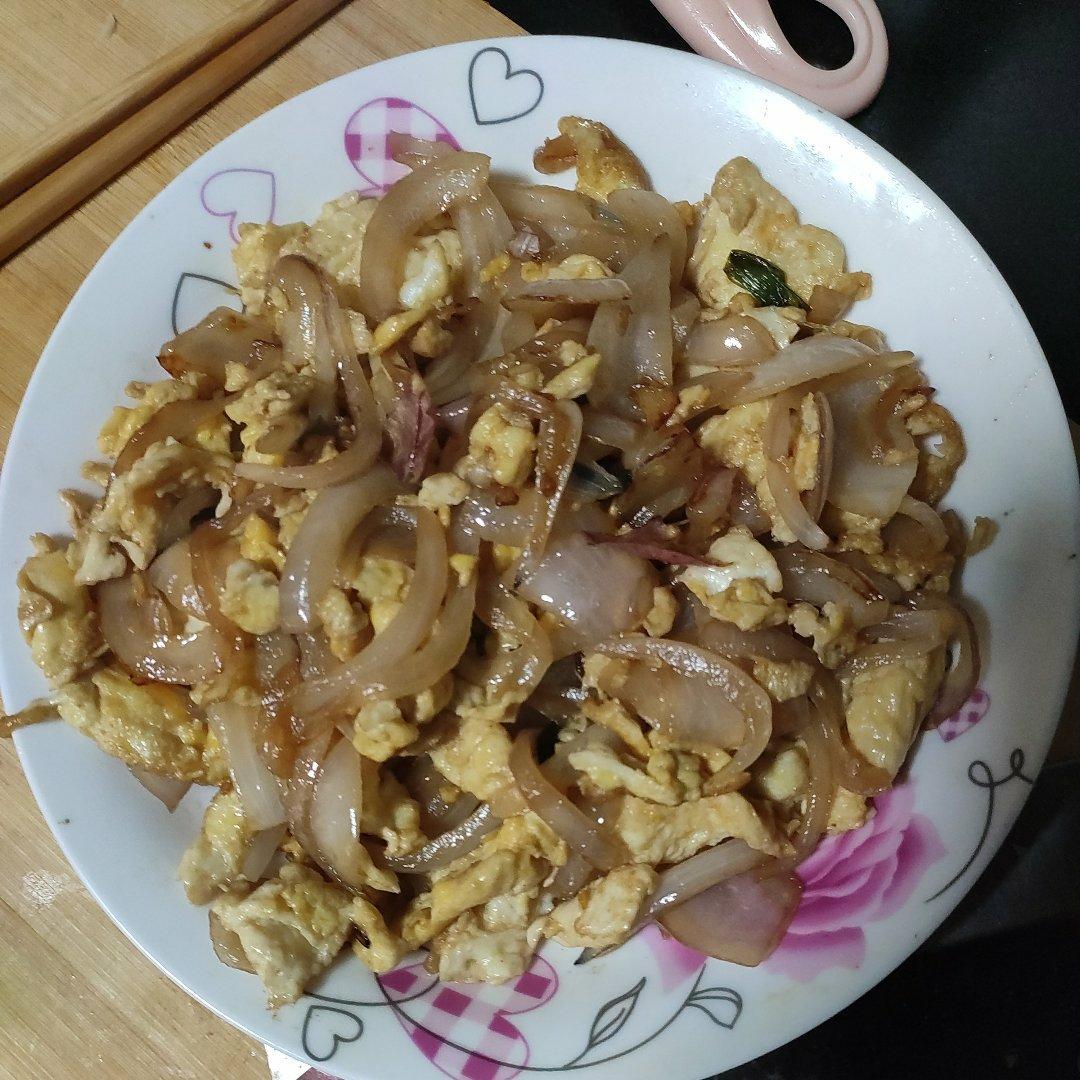 洋葱炒鸡蛋
