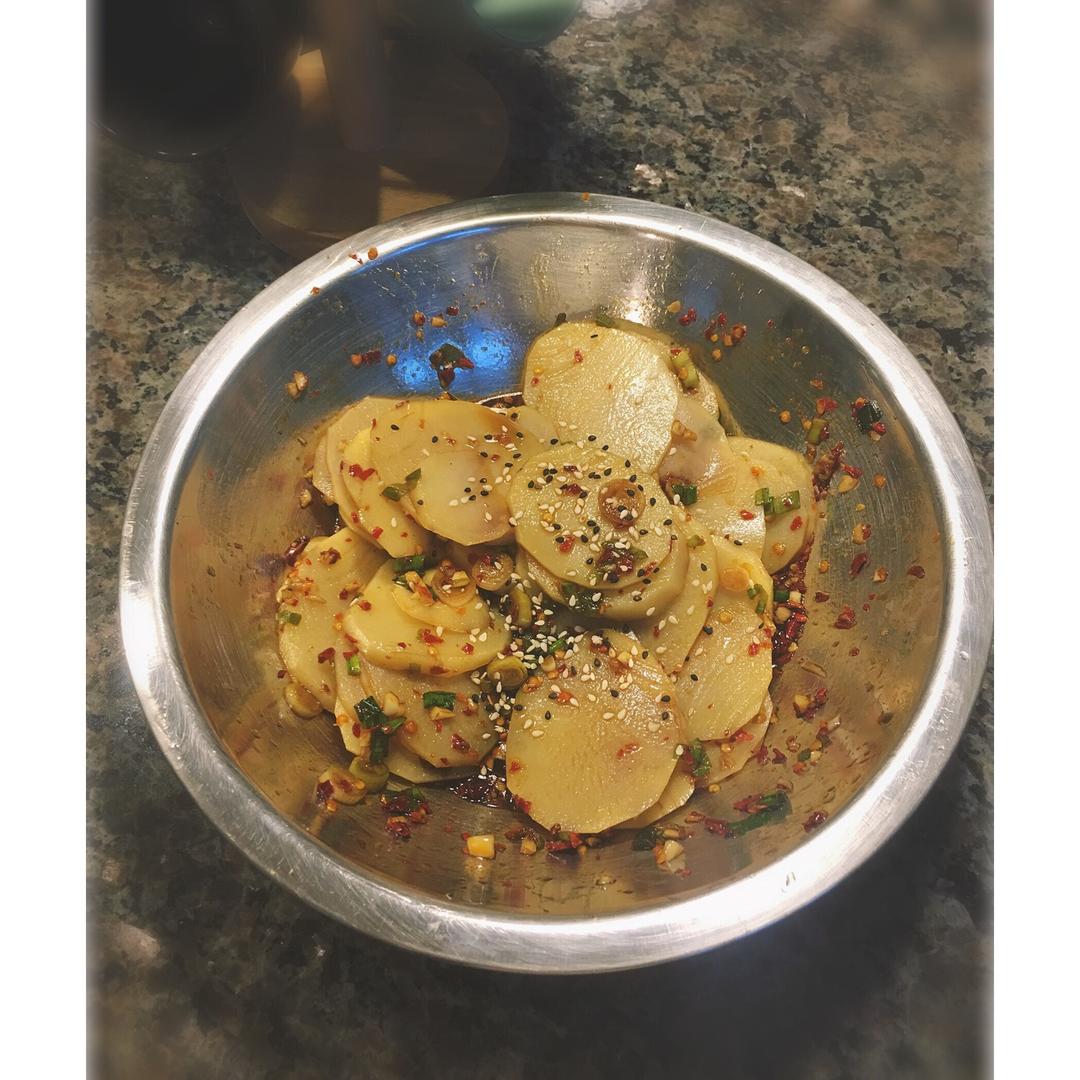 凉拌土豆片