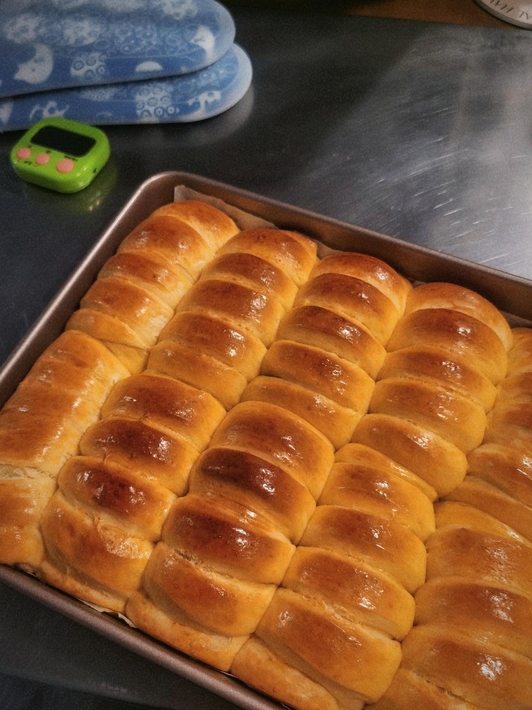 一次发酵❗️毛毛虫排包㊙️新手小白放心做