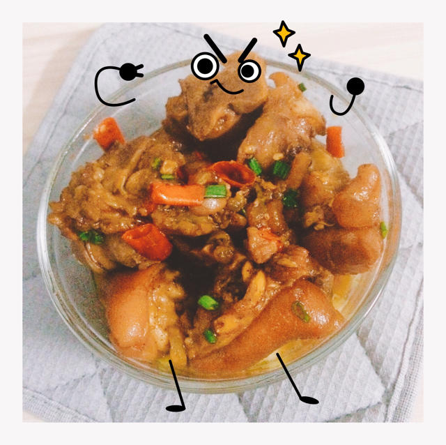 美味的家常菜：红烧猪蹄