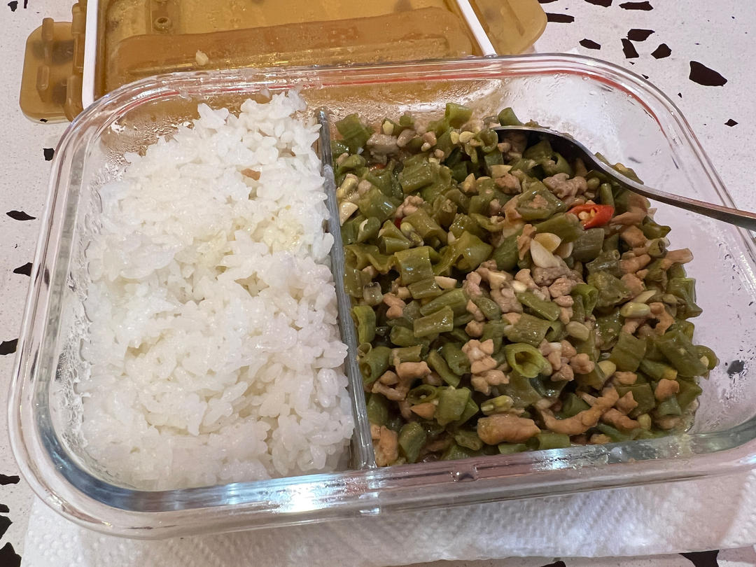 下饭菜:肉沫豆角