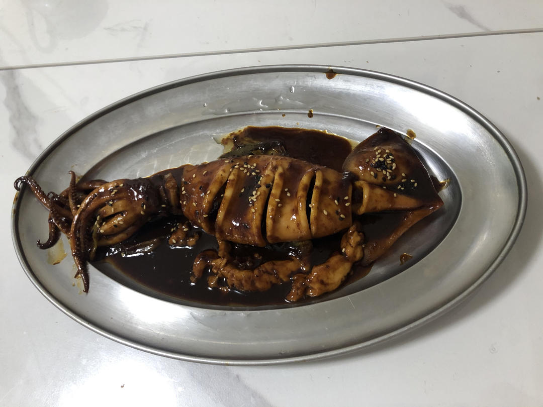 爆炒鱿鱼须，加上这一步，可以与铁板鱿鱼媲美