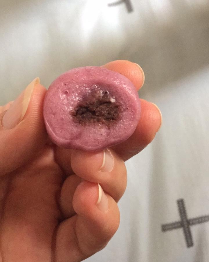 五彩奶香豆沙小馒头