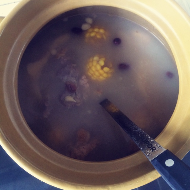 榴莲壳煲鸡汤