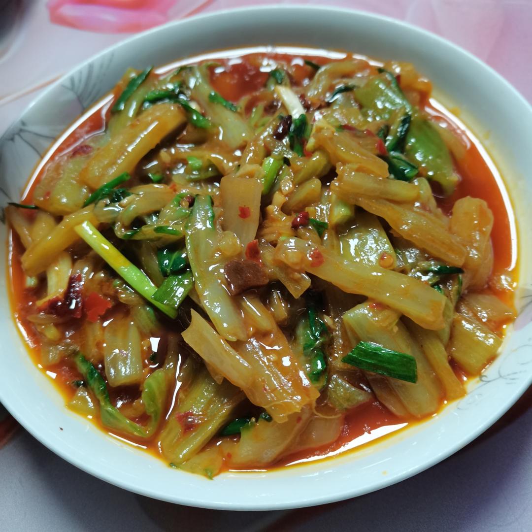 家常烩牛皮菜
