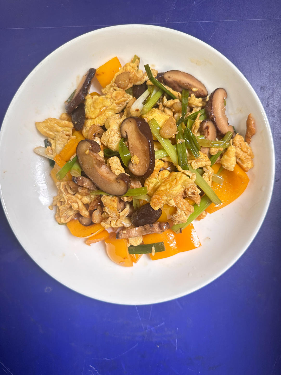 香菇炒鸡蛋