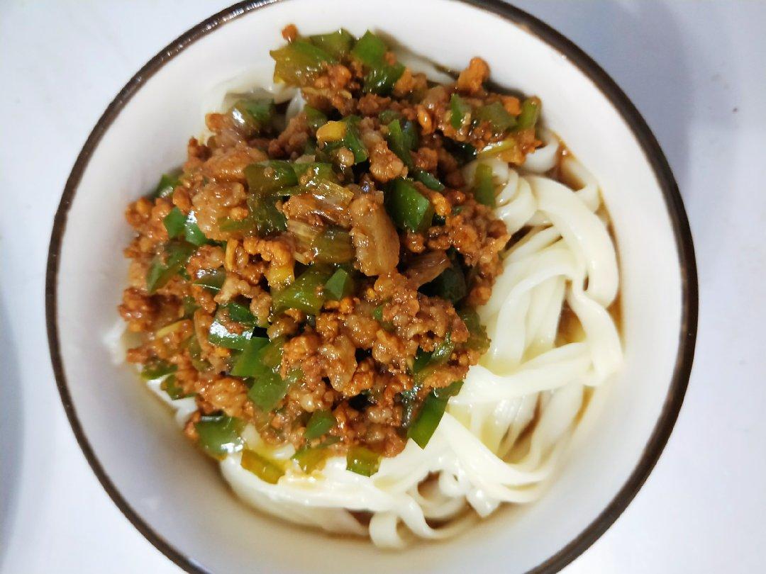 聆听3309做的尖椒打卤面