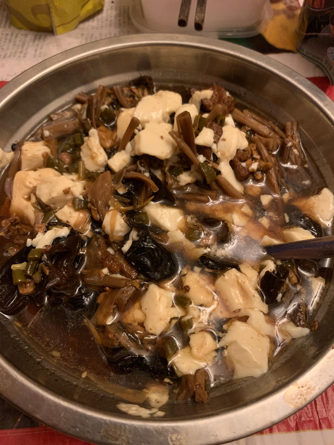内酯豆腐速成2人量  豆腐脑