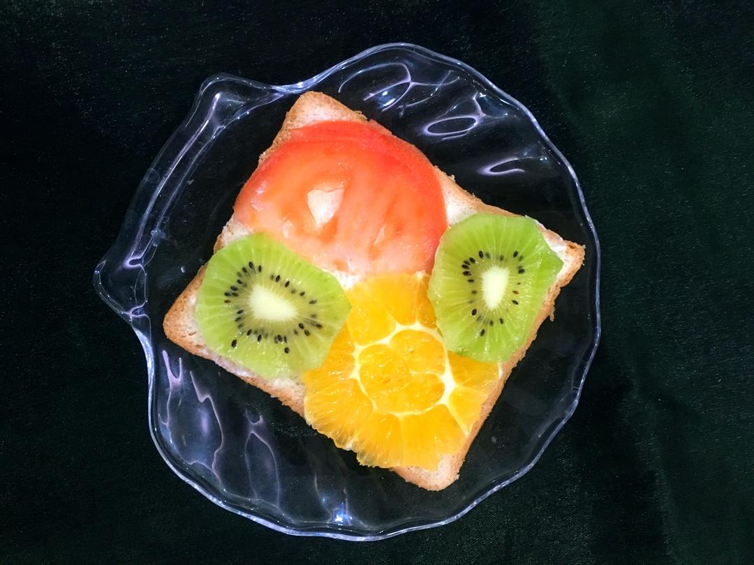 花样水果吐司