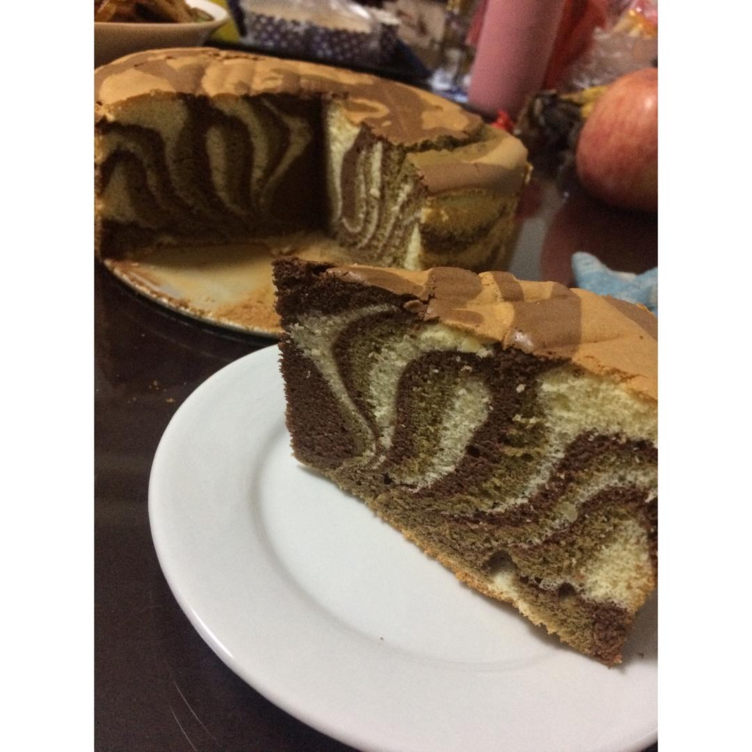 迷彩戚风蛋糕（六寸）