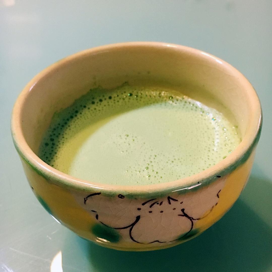 抹茶拿铁 (无打奶泡器版)