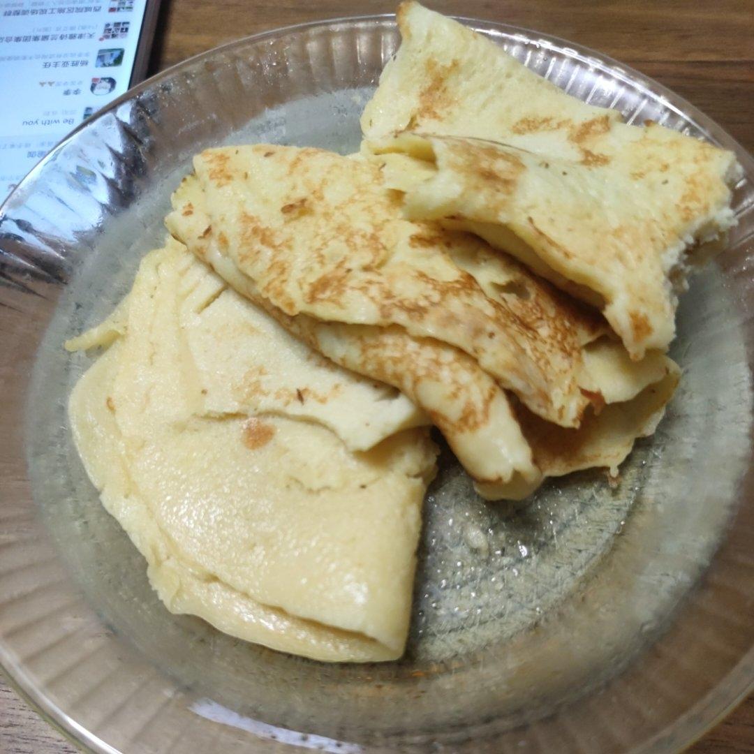 简单快手蔬菜鸡蛋煎饼