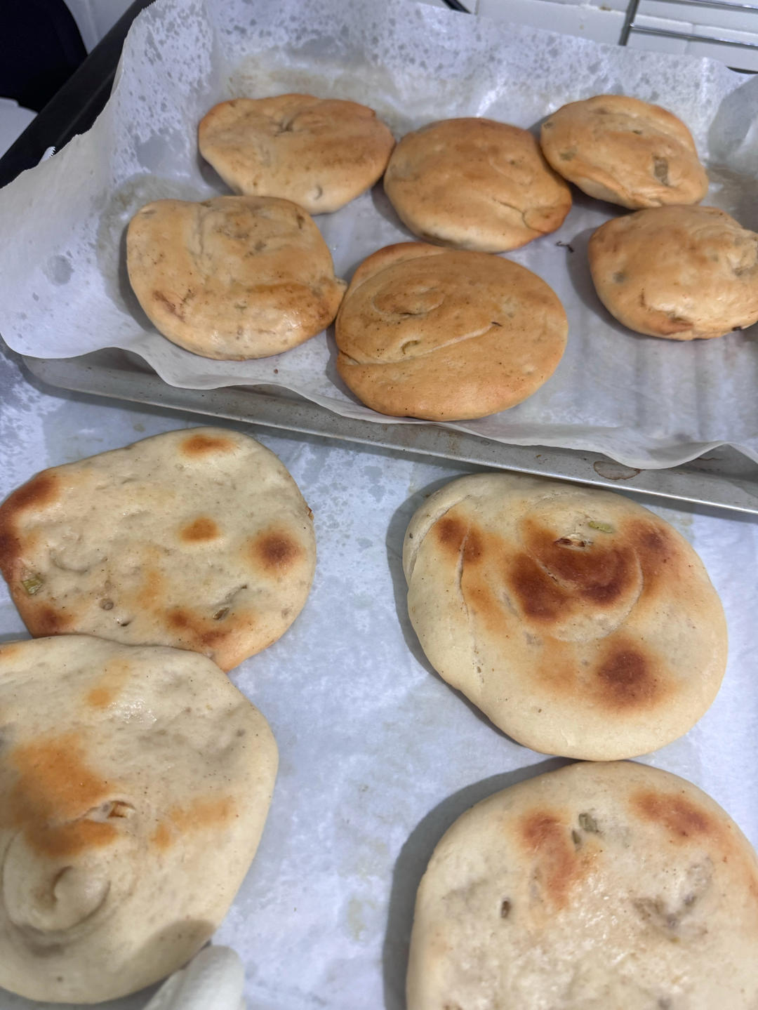 烤箱版葱香烧饼