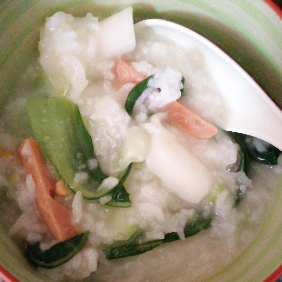 年糕菜肉粥